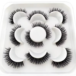Glamorous natural-looking false eyelashes