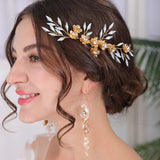 Sasha Gold Hair Vine - Modern Bridal Accessory