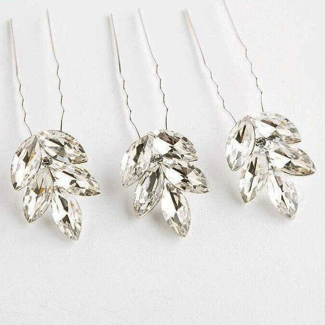 Sparkling Crystal Wedding Hair pins