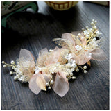 Pearl & Crystal Studded Hair Vine | Bridal Accessories for Hair