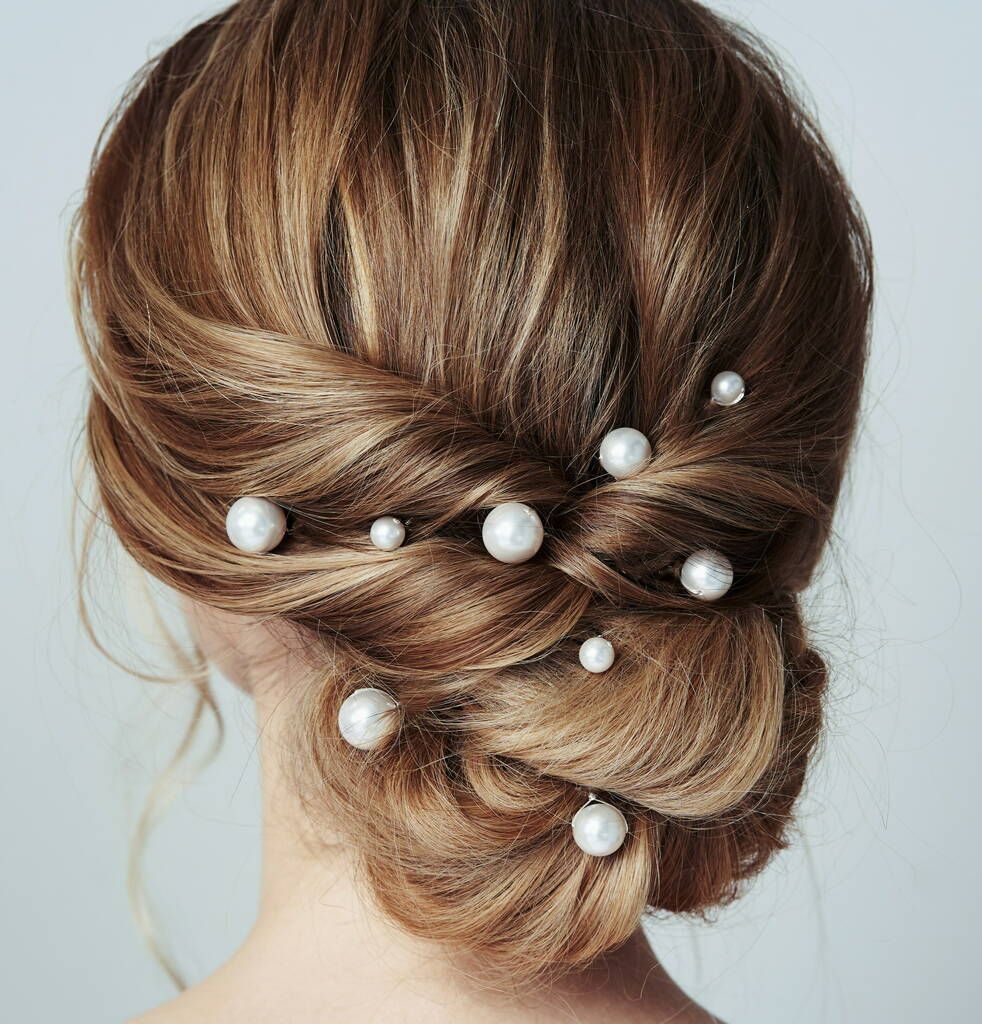 Multiple size Pearl Wedding Hair Pins Bridal Hair Accessories