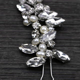 Wedding Crystal & Pearl Hair Pins for Brides & Bridesmaids