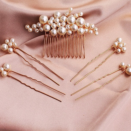 Pearl Wedding Hair Pins wedding hairpieces for the bride