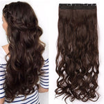 One Piece Curly Clip in Synthetic Hair Extensions