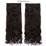 One Piece Curly Clip in Synthetic Hair Extensions