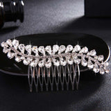Silver Bridal Crystal Hair Comb