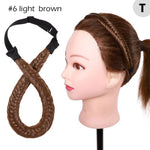 Fishtail Braided Stretch Headband Hairpiece for Women, UK