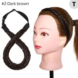 Fishtail Braided Stretch Headband Hairpiece for Women, UK
