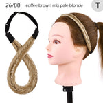 Fishtail Braided Stretch Headband Hairpiece for Women, UK