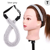 Fishtail Braided Stretch Headband Hairpiece for Women, UK