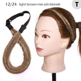 Fishtail Braided Stretch Headband Hairpiece for Women, UK