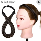 Fishtail Braided Stretch Headband Hairpiece for Women, UK