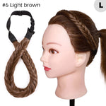 Fishtail Braided Stretch Headband Hairpiece for Women, UK