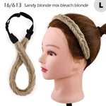 Fishtail Braided Stretch Headband Hairpiece for Women, UK