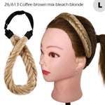 Fishtail Braided Stretch Headband Hairpiece for Women, UK