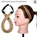 Fishtail Braided Stretch Headband Hairpiece for Women, UK