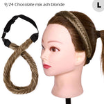 Fishtail Braided Stretch Headband Hairpiece for Women, UK
