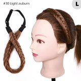 Fishtail Braided Stretch Headband Hairpiece for Women, UK