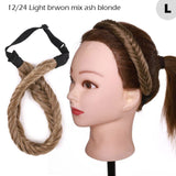 Fishtail Braided Stretch Headband Hairpiece for Women, UK