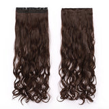 One Piece Curly Clip in Synthetic Hair Extensions