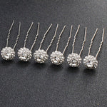Crystal Ball Wedding Hair pins Accessories