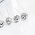 Crystal Ball Wedding Hair pins Accessories