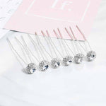 Crystal Ball Wedding Hair pins Accessories
