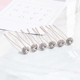 Crystal Ball Wedding Hair pins Accessories