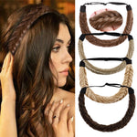 Fishtail Braided Stretch Headband Hairpiece for Women, UK