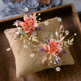 Romantic Floral & Leaf Wedding Hair Accessory - Hair Flower for Bride