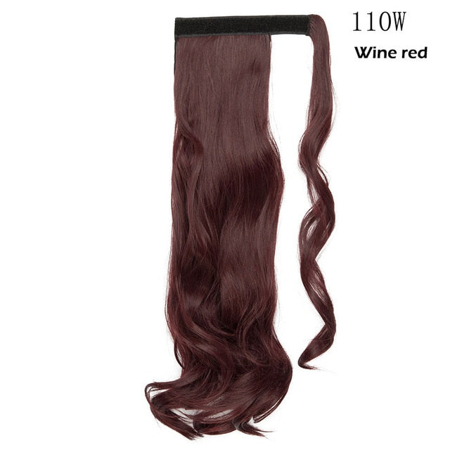 Synthetic Clip In Wrap Around Ponytail Hair Extension