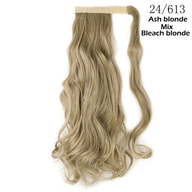Synthetic Clip In Wrap Around Ponytail Hair Extension