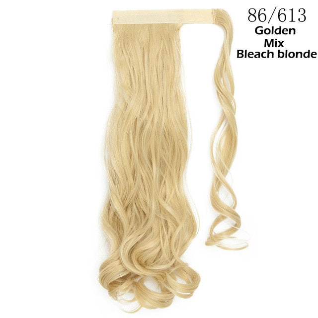 Synthetic Clip In Wrap Around Ponytail Hair Extension