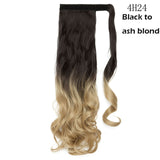 Synthetic Clip In Wrap Around Ponytail Hair Extension