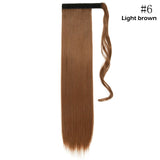 Synthetic Clip In Wrap Around Ponytail Hair Extension