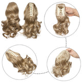 Synthetic Short Wavy Ponytail Hair Extensions