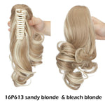 Synthetic Short Wavy Ponytail Hair Extensions
