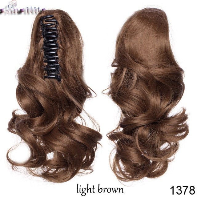 Synthetic Short Wavy Ponytail Hair Extensions