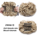 Large Synthetic Clip In Curly Hair Bun for Chignons & Updos