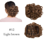 Large Synthetic Clip In Curly Hair Bun for Chignons & Updos