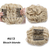 Large Synthetic Clip In Curly Hair Bun for Chignons & Updos