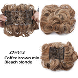Large Synthetic Clip In Curly Hair Bun for Chignons & Updos