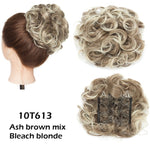 Large Synthetic Clip In Curly Hair Bun for Chignons & Updos