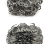 Large Synthetic Clip In Curly Hair Bun for Chignons & Updos