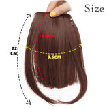 Best Clip In Fringe Blunt Bangs UK - Hair Accessories