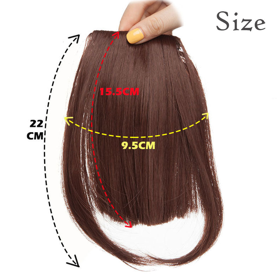 Best Clip In Fringe Blunt Bangs UK - Hair Accessories