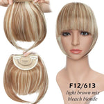 Best Clip In Fringe Blunt Bangs UK - Hair Accessories