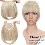 Best Clip In Fringe Blunt Bangs UK - Hair Accessories