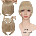 Best Clip In Fringe Blunt Bangs UK - Hair Accessories