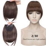 Best Clip In Fringe Blunt Bangs UK - Hair Accessories
